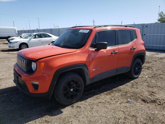 ZACNJBAB4KPJ87283 - 2019 JEEP RENEGADE SPORT ORANGE photo 1