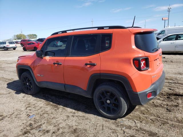 ZACNJBAB4KPJ87283 - 2019 JEEP RENEGADE SPORT ORANGE photo 2