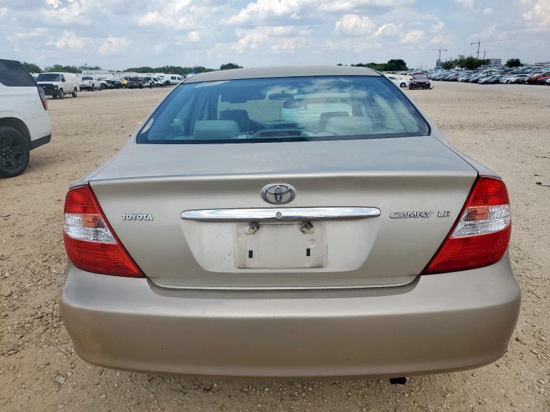 4T1BE32K14U309299 - 2004 TOYOTA CAMRY LE Gold Foto 6