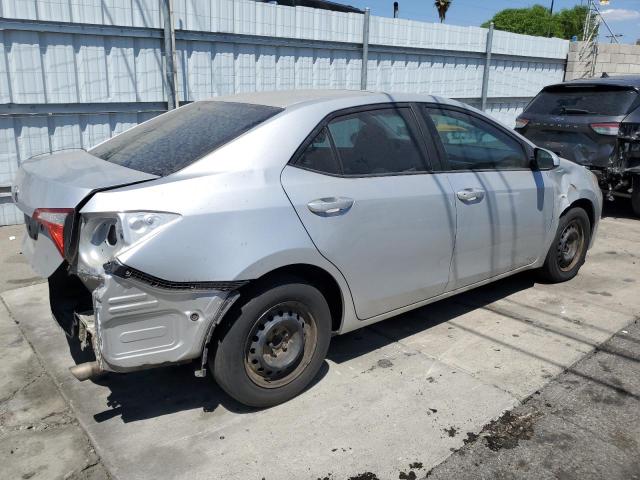 5YFBURHE8EP152476 - 2014 TOYOTA COROLLA L SILVER photo 3