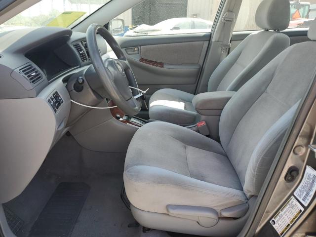 1NXBR32E58Z045380 - 2008 TOYOTA COROLLA CE Gris photo 7