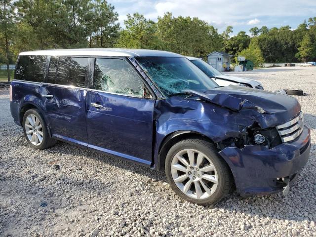 2FMGK5DC2BBD02428 - 2011 FORD FLEX LIMITED BLUE photo 4