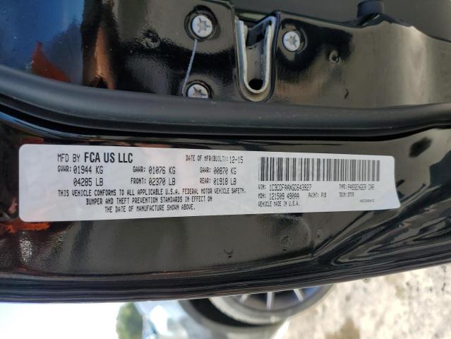 1C3CDFAAXGD643927 - 2016 DODGE DART SE 黑色 照片 12