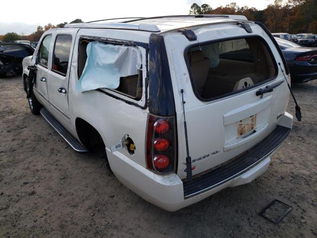 1GKS1MEF7ER110254 - 2014 GMC YUKON XL DENALI WHITE photo 3