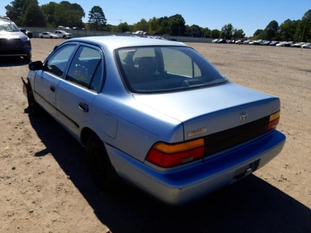 1NXAE04E1PZ075574 - 1993 TOYOTA COROLLA BLUE photo 3