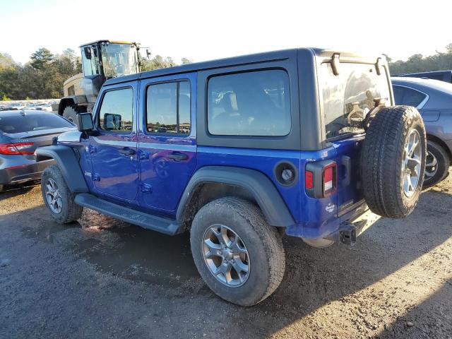 1C4HJXDG8LW334018 - 2020 JEEP WRANGLER U SPORT ლურჯი ფოტო 2