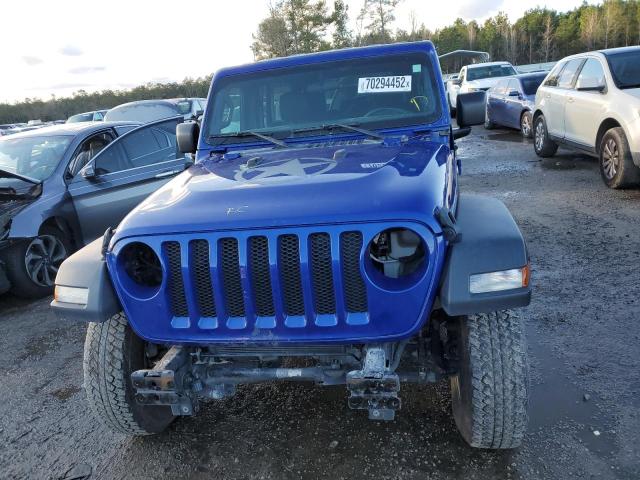 1C4HJXDG8LW334018 - 2020 JEEP WRANGLER U SPORT ლურჯი ფოტო 5