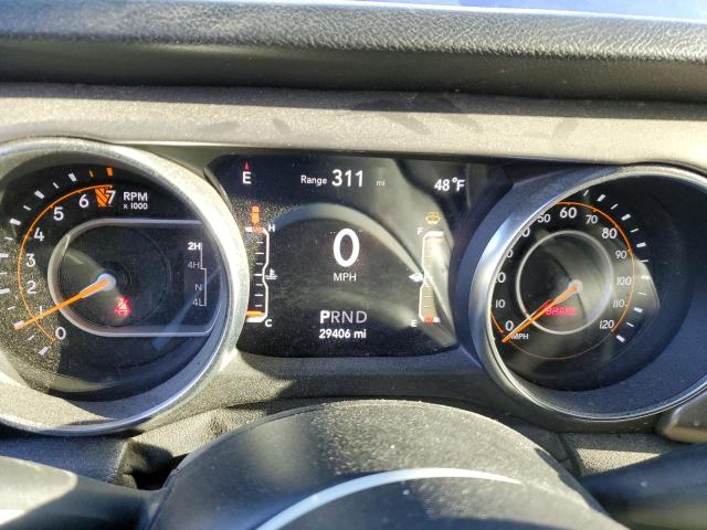 1C4HJXDG8LW334018 - 2020 JEEP WRANGLER U SPORT ლურჯი ფოტო 9