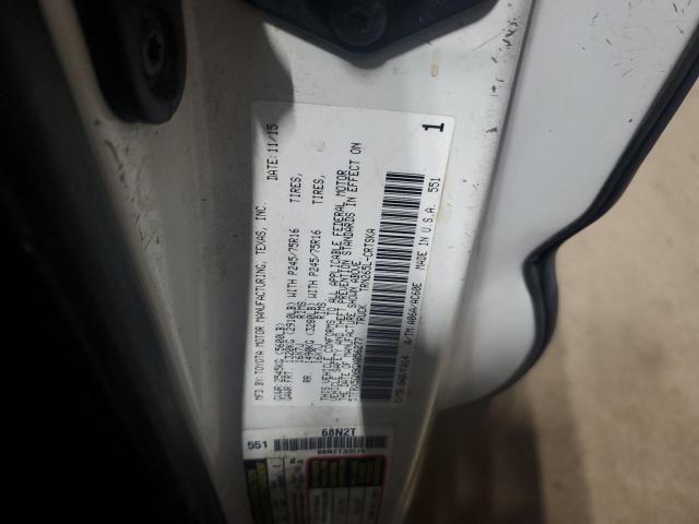 5TFRX5GN9GX056277 - 2016 TOYOTA TACOMA ACCESS CAB Білий фото 12