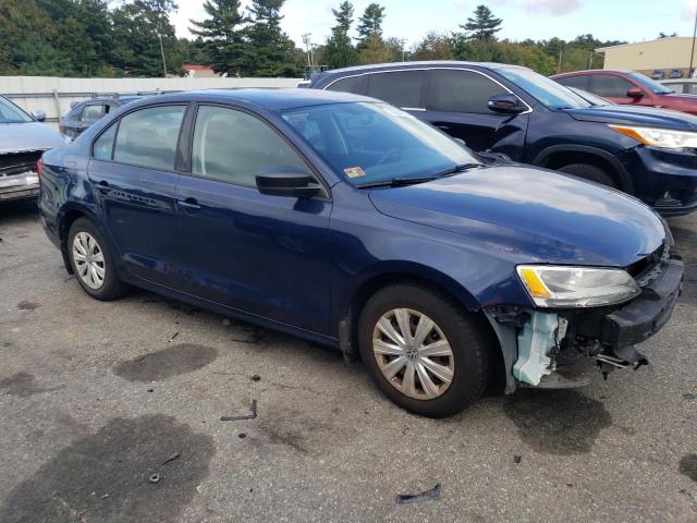 3VW2K7AJ6EM398108 - 2014 VOLKSWAGEN JETTA BASE BLUE photo 4