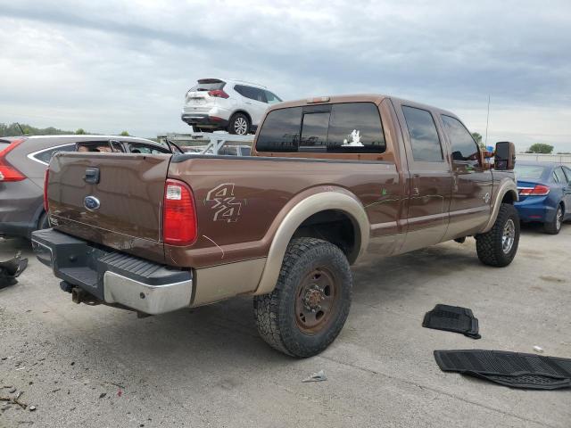 1FT7W2BT6BEC00922 - 2011 FORD F250 SUPER DUTY Kahverengi fotoğraf 3