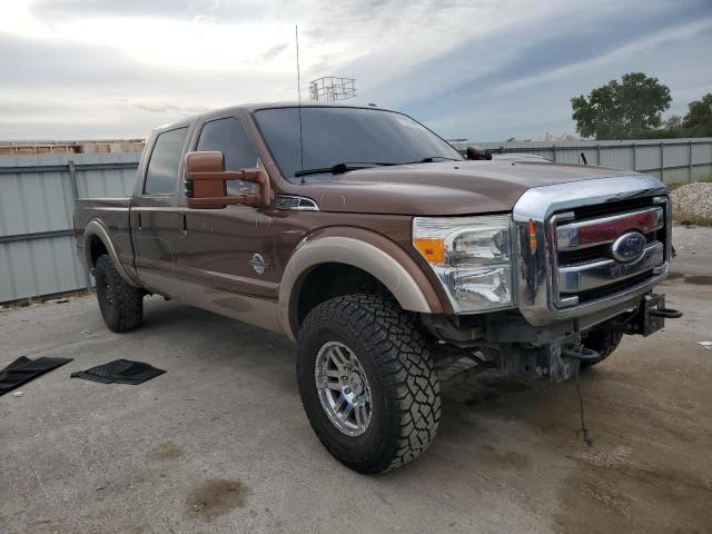 1FT7W2BT6BEC00922 - 2011 FORD F250 SUPER DUTY Kahverengi fotoğraf 4