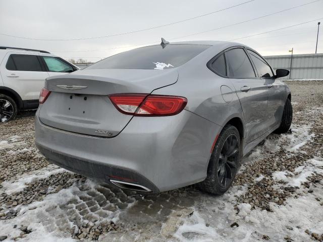 1C3CCCBG6GN161387 - 2016 CHRYSLER 200 S SILVER photo 3