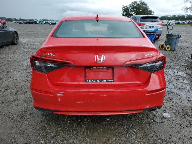 2HGFE2F54PH549654 - 2023 HONDA CIVIC SPORT 红色 照片 6