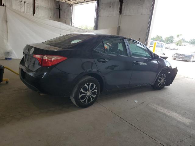2T1BURHE1KC198548 - 2019 TOYOTA COROLLA L BLACK photo 3