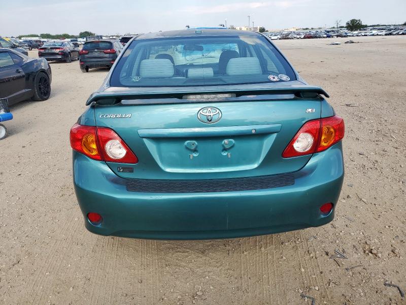 1NXBU4EE7AZ274665 - 2010 TOYOTA COROLLA BASE GREEN photo 6