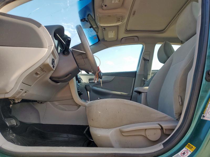 1NXBU4EE7AZ274665 - 2010 TOYOTA COROLLA BASE GREEN photo 7