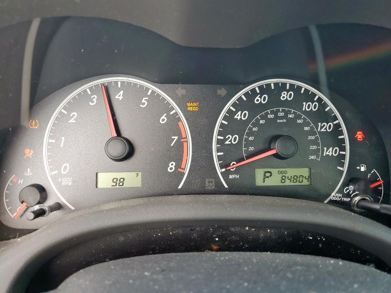 1NXBU4EE7AZ274665 - 2010 TOYOTA COROLLA BASE GREEN photo 9