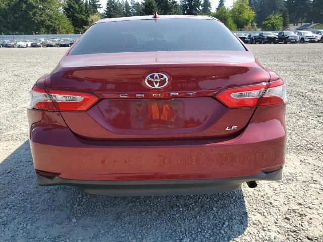 4T1B11HK3KU852660 - 2019 TOYOTA CAMRY L MAROON photo 6