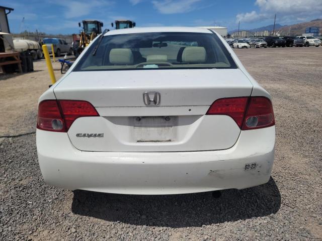 1HGFA16867L015106 - 2007 HONDA CIVIC EX WHITE photo 6