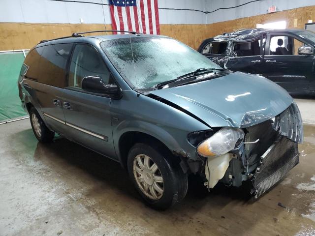 2A4GP54L77R274415 - 2007 CHRYSLER TOWN & COU TOURING Կապույտ լուսանկար 4