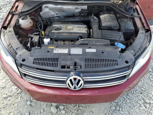 WVGAV3AX9EW060295 - 2014 VOLKSWAGEN TIGUAN S BURGUNDY photo 12