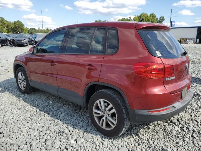 WVGAV3AX9EW060295 - 2014 VOLKSWAGEN TIGUAN S BURGUNDY photo 2
