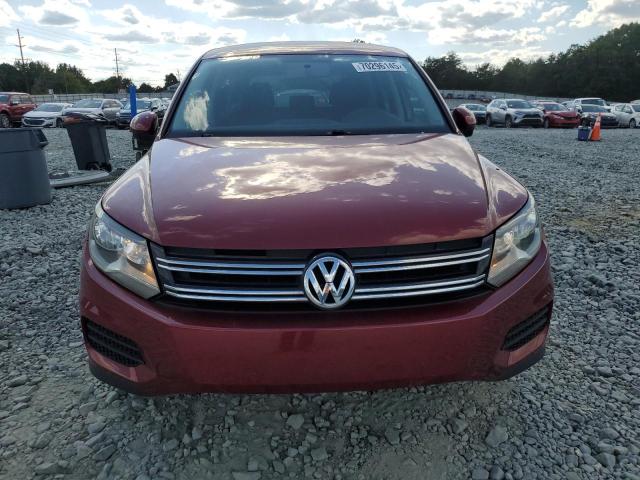WVGAV3AX9EW060295 - 2014 VOLKSWAGEN TIGUAN S BURGUNDY photo 5