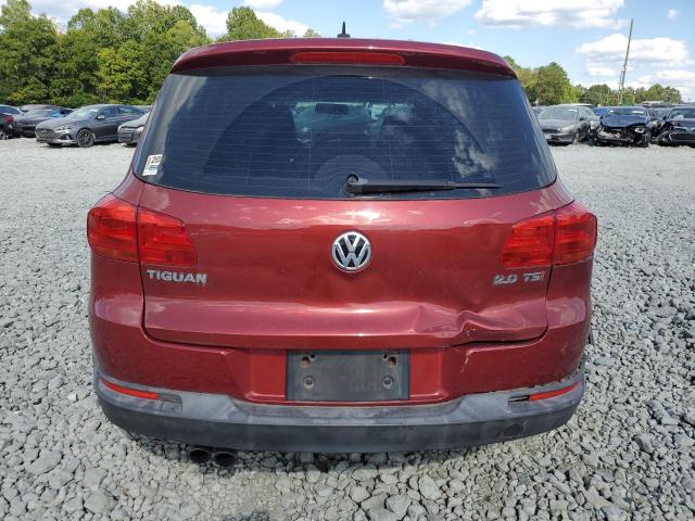 WVGAV3AX9EW060295 - 2014 VOLKSWAGEN TIGUAN S BURGUNDY photo 6
