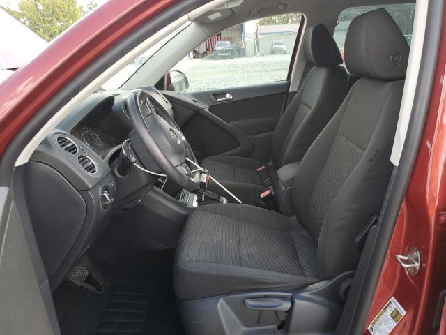 WVGAV3AX9EW060295 - 2014 VOLKSWAGEN TIGUAN S BURGUNDY photo 7