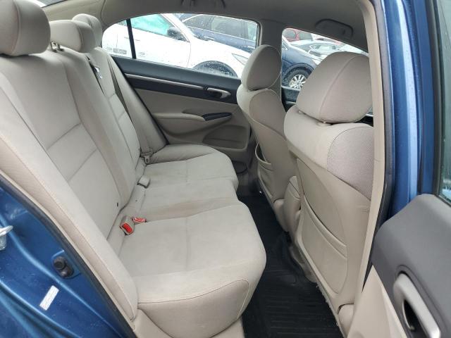 JHMFA36219S014474 - 2009 HONDA CIVIC HYBRID BLUE photo 10