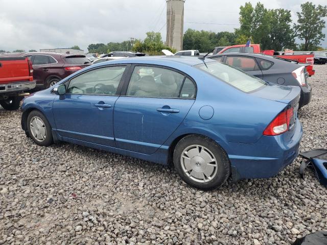 JHMFA36219S014474 - 2009 HONDA CIVIC HYBRID BLUE photo 2
