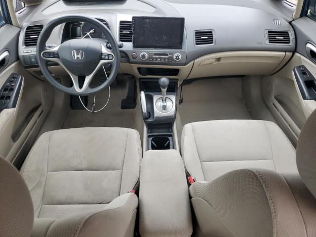 JHMFA36219S014474 - 2009 HONDA CIVIC HYBRID BLUE photo 8