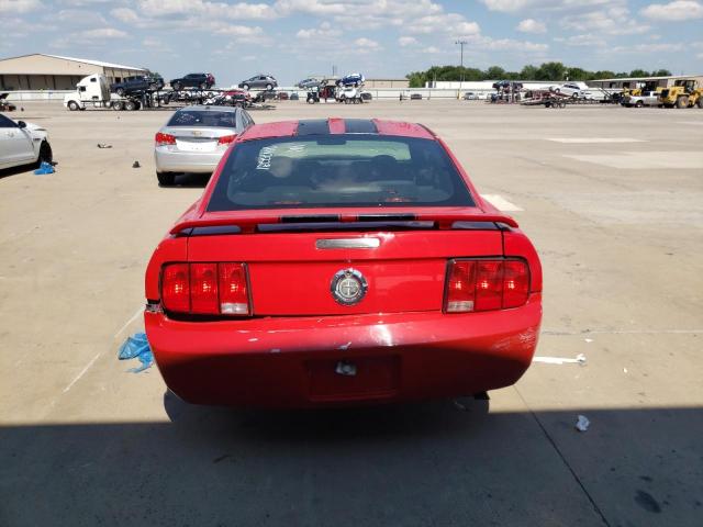 1ZVFT80NX55148658 - 2005 FORD MUSTANG RED photo 6