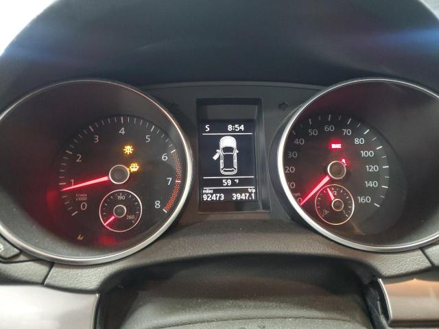 WVWAB7AJ5BW011817 - 2011 VOLKSWAGEN GOLF BLACK photo 9