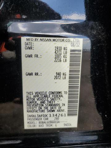 1N4AL3AP1DC134261 - 2013 NISSAN ALTIMA 2.5 Қара фото 12