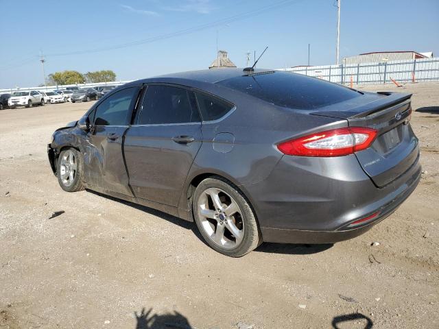 3FA6P0H74ER374325 - 2014 FORD FUSION SE GRAY photo 2