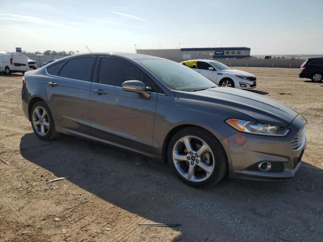 3FA6P0H74ER374325 - 2014 FORD FUSION SE GRAY photo 4