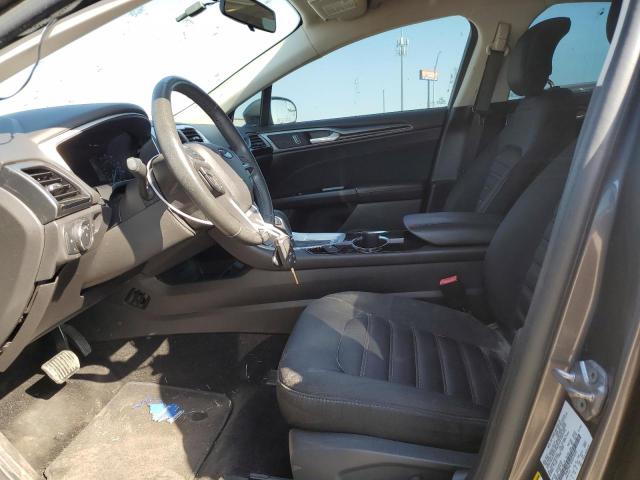 3FA6P0H74ER374325 - 2014 FORD FUSION SE GRAY photo 7