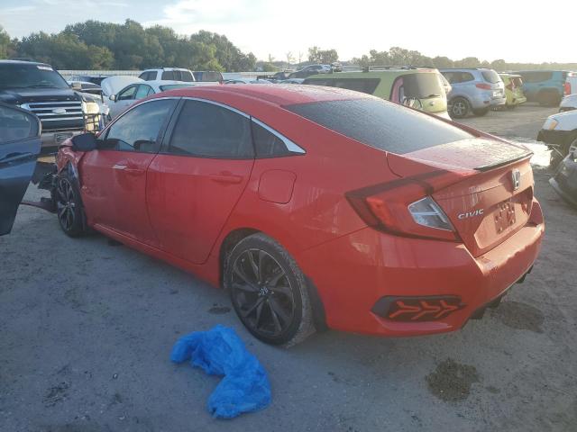 2HGFC2F82KH571192 - 2019 HONDA CIVIC SPORT წითელი ფოტო 2