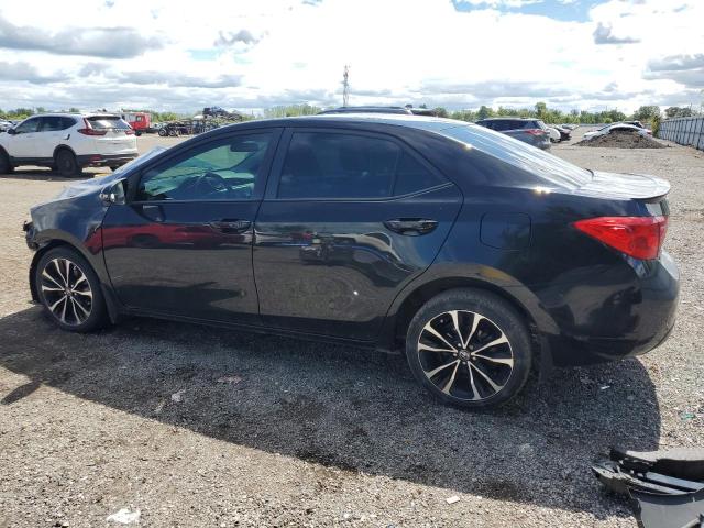 2T1BURHE8HC884031 - 2017 TOYOTA COROLLA L BLACK photo 2