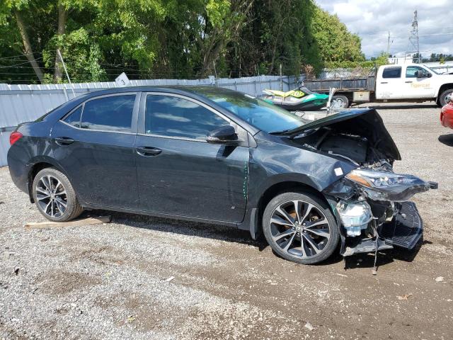 2T1BURHE8HC884031 - 2017 TOYOTA COROLLA L BLACK photo 4