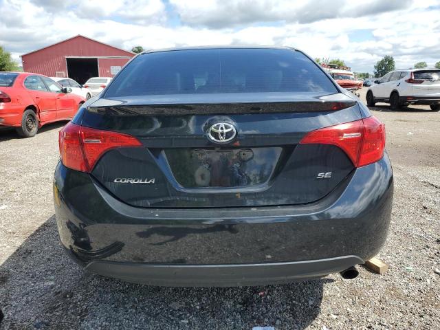 2T1BURHE8HC884031 - 2017 TOYOTA COROLLA L BLACK photo 6