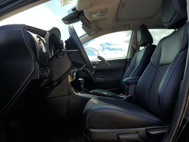 2T1BURHE8HC884031 - 2017 TOYOTA COROLLA L BLACK photo 7