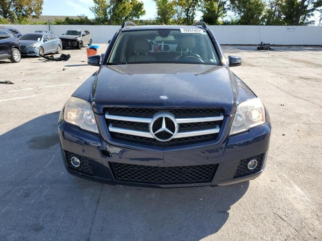 WDCGG8HB6CF863833 - 2012 MERCEDES-BENZ GLK 350 4MATIC BLUE photo 5
