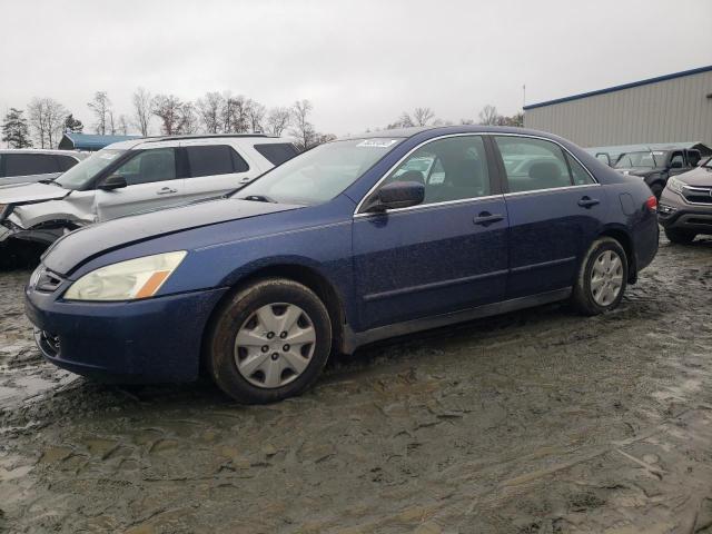 1HGCM56374A096176 - 2004 HONDA ACCORD LX BLUE photo 1