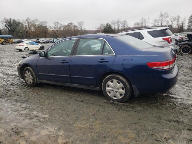 1HGCM56374A096176 - 2004 HONDA ACCORD LX BLUE photo 2