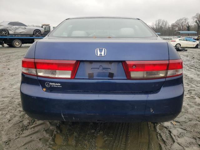 1HGCM56374A096176 - 2004 HONDA ACCORD LX BLUE photo 6