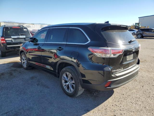 5TDKKRFH9FS085852 - 2015 TOYOTA HIGHLANDER XLE BLACK photo 2