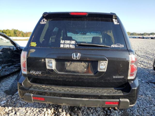 5FNYF18407B008271 - 2007 HONDA PILOT EX BLACK photo 6